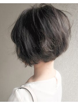 ヘアーアンドアトリエ マール(Hair&Atelier Marl) 【Marlイメチェンスタイル】ダークグレージュのショートボブ