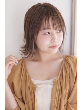 ジーナ セントラル銀座(Zina) ☆Zina☆外ハネとろみベージュ