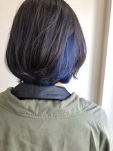 ヘア スペース メロウ(hair_mellow) インナーブルー