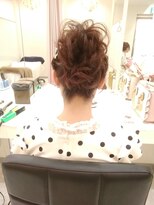 ヘアセットサロン ラシク(LaCQ) 高めお団子風カールアップ