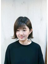 ルーシィヘアークラブ&nbsp;伸ばしかけ切りっぱなしボブ