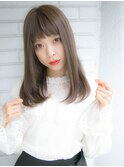 柔らかアッシュベージュ