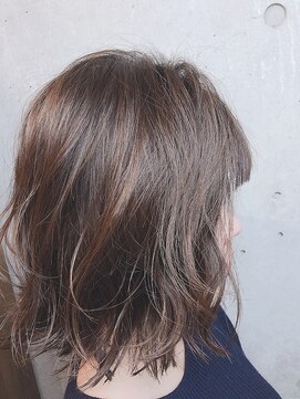 ヘアサロンエム 渋谷店(HAIR SALON M) ネオウルフ/外ハネ/アッシュブラウン/デザインカラー