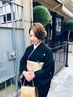 留袖着付け＋3種セレクトヘアセット　￥9100