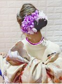 【The coast by Neolive】成人式ヘアセットシニヨン
