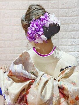 ザコーストバイネオリーブ 辻堂店(The coast by neolive) 【The coast by Neolive】成人式ヘアセットシニヨン