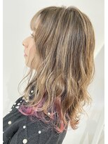 リエディット(RE-EDIT)&nbsp;【RE-EDIT】【堺】インナーカラー/ハイライト/ピンク