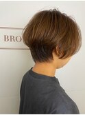 丸みショート×ボブ