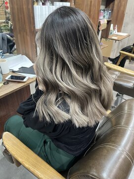 ラフ(LAFF) #黒髪#ボブルフ#ネビージュ#小顔#ワンレン