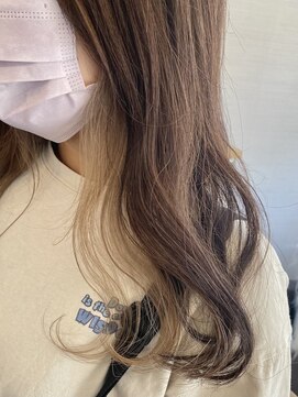 グラム 安城桜井店(gram) インナーカラー_ベージュ_イヤリングカラー91