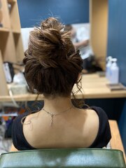 仙台D　ヘアセットお団子アレンジアップstyle