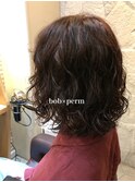 ボブスパイラルパーマ髪質改善オージュアトリートメント渡辺りん