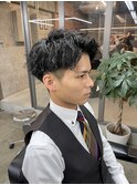 ツイストスパイラルパーマ メンズ カット 名駅 名古屋