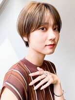 30代40代50代ハンサムショートショコラアッシュヘルシースタイル