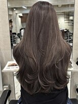 サイン 表参道(SIGN)&nbsp;美髪エアリーロングピンクブラウン切りっぱなしボブハイライト