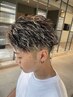 【メンズ限定】カット＋ハイライト＋ツイストスパイラルパーマ ￥21900