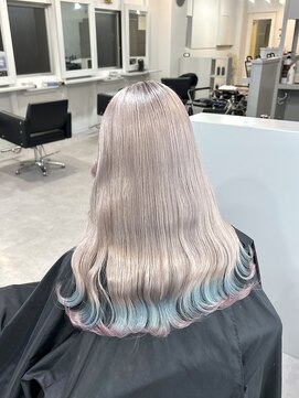 シェイロ(Cielro) 【ホワイト×裾2色デザイン】SAKI