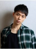 ブルーアッシュ×ナチュラルダウンバング