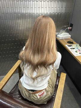 ボアップ 京橋店(boappu) #プルエクステ#グラデーションカラー#ハイライト#エクステ