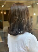 肩下外ハネミディ