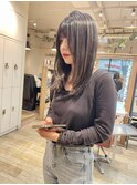 レイヤーカット×コントラストハイライトカラー