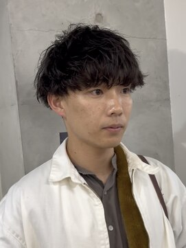 デューヘアー(due hair) MEN'S HAIR スパイラルパーマ メンズマッシュ