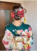 成人式ヘアセット