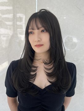 シーンヨコハマ 横浜店(SCENE yokohama) オリーブベージュ×レイヤー