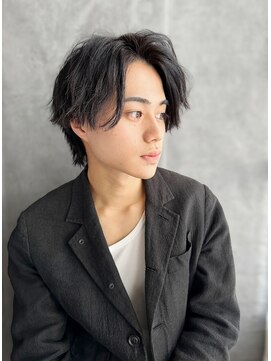 アーク(ARC+) メンズパーマ　センターパート