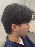 長めフェザーパーマ