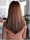 ☆レイヤーカット毛先ワンカールくせ毛風カール薄めバングデジパ