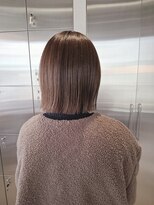 オーガニック リブ 川越(organic+live)&nbsp;20代30代40代小顔切りっぱなし大人ボブイヤリングカラー