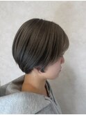 ショートボブ/グレージュ