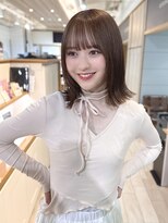 プラグ バイ ネオリーブ(plug by neolive)&nbsp;チェリーブラウン×髪質改善[髪質改善/縮毛矯正/韓国]