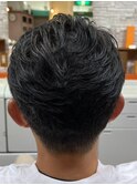 アップバング/ツーブロックマッシュ<理容室>[メンズ/相模大野]