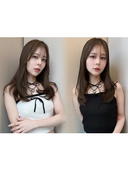 前髪と顔周りレイヤーで叶える韓国ヘア!360°どこから見ても美しく洗練された印象に[名古屋/ショート/韓国]