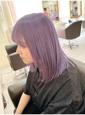ハイトーン×ラベンダー9.4くびれヘア