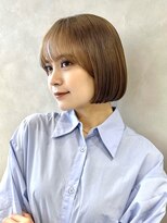 フォト イケブクロ(foto IKEBUKURO)&nbsp;大人可愛いボブ/まとまるボブ/切りっぱなし/透明感カラー/池袋