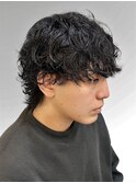 大分シャドウパーマメンズマッシュ波巻きパーマツイストパーマ