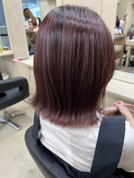 ナルーヘア(nalu hair) オトナピンクボブ