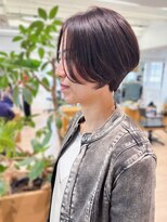 オーシャン(Ocean)&nbsp;大人ショート ラベンダーカラー 艶カラー 白髪染め 30代40代