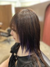 リップス ヘアー(Lips hair) ウルフ系インナーカラースタイル♪