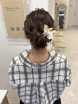 ふわふわおだんごヘア♪