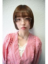 キジ(KIJI) レイヤーボブ/ボブレイヤー/ボブ/グレージュ/透明感カラー