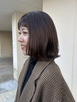 オルター(Alter)&nbsp;オン眉bang bob ×オレンジベージュ