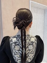 オン キャナルシティ博多前店(on)&nbsp;【中里恵梨】ヘアセット/カチモリヘア/タイトヘア/参列ヘア