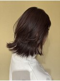 レイヤー×パープルピンク