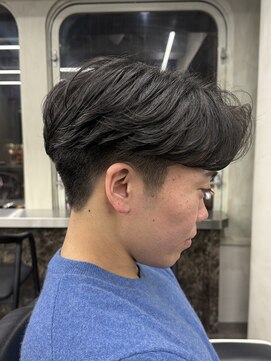 ニコ トウキョウ ロジック(nico TOKYO Logic) メンズセンターパートニュアンスパーマフェザーパーマ