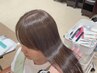 カット+脱白髪染めケアカラー