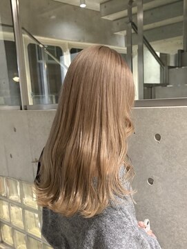 ヲタク(wotaku.) ミルクティーベージュトリプルカラー初ブリーチカラーハイトーン